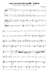 descargar la partitura para acordeón A Western Ukrainian Dance / Bayan en formato PDF