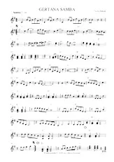 download the accordion score GERTANA SAMBA in PDF format