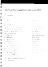 télécharger la partition d'accordéon The Jazz Piano solos  Of Red Garland (20 Titres) au format PDF