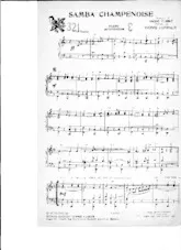descargar la partitura para acordeón Samba champenoise en formato PDF