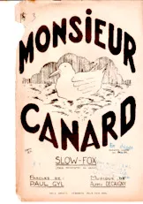 download the accordion score Monsieur Canard in PDF format