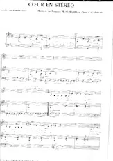 download the accordion score Coeur en stéréo in PDF format