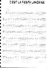 download the accordion score C'est la fiesta landaise in PDF format