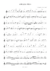 descargar la partitura para acordeón AMADO MIO en formato PDF