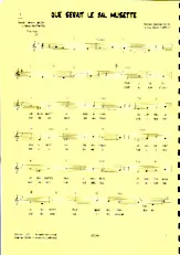 descargar la partitura para acordeón Que serait le bal musette en formato PDF