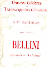 télécharger la partition d'accordéon NORMA (BELLINI) EXTRAIT au format PDF