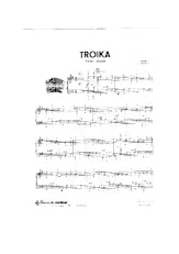 télécharger la partition d'accordéon Troïka au format PDF