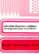 télécharger la partition d'accordéon Danse Hongroise N° 5 au format PDF