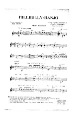 télécharger la partition d'accordéon HILLIBILLY - BANJO au format PDF