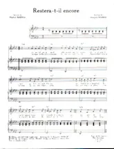 download the accordion score Restera-t-il encore in PDF format