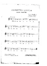 télécharger la partition d'accordéon JIONETTO LOULA au format PDF