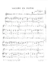 descargar la partitura para acordeón Valsons en Poitou en formato PDF