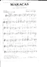 download the accordion score MARACAS in PDF format