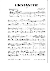 descargar la partitura para acordeón Mignonnette en formato PDF