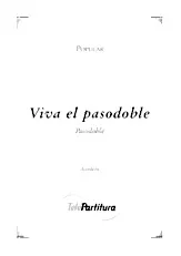 descargar la partitura para acordeón Viva el pasodoble en formato PDF