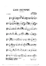descargar la partitura para acordeón CASI SIEMPRE en formato PDF