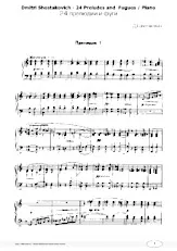 télécharger la partition d'accordéon 24 Preludes and Fugues / Complet au format PDF