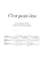 download the accordion score C'EST PEUT-ETRE in PDF format