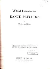 télécharger la partition d'accordéon Dance Preludes / Clarinette und Piano  au format PDF