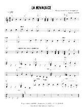 download the accordion score LA NOVALAISE in PDF format