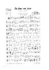 scarica la spartito per fisarmonica LA FLEUR EST JOLIE in formato PDF