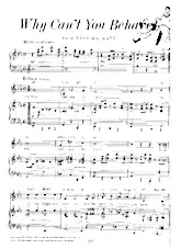 download the accordion score Why can't you behave? in PDF format