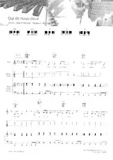 descargar la partitura para acordeón Qui de nous deux en formato PDF