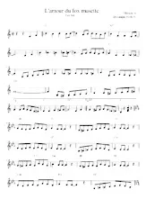 descargar la partitura para acordeón L'amour du fox musette en formato PDF