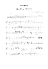 scarica la spartito per fisarmonica Maria Elena / Accordéon / Guitar in formato PDF