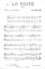 download the accordion score LA TOUTE in PDF format