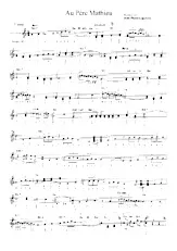 scarica la spartito per fisarmonica Au Père Mathieu in formato PDF