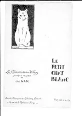 télécharger la partition d'accordéon LE PETIT CHAT BLANC au format PDF