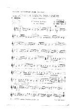 download the accordion score C'EST LA SAISON PRINTANIERE in PDF format