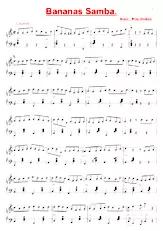 download the accordion score Bananas Samba in PDF format
