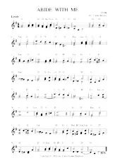 télécharger la partition d'accordéon ABIDE WITH ME au format PDF