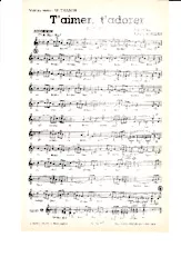 scarica la spartito per fisarmonica T'aimer, T'adorer in formato PDF