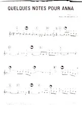 download the accordion score Quelques notes pour Anna in PDF format