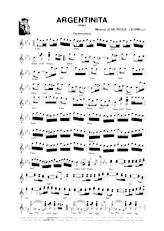 download the accordion score Argentinita in PDF format