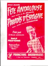 télécharger la partition d'accordéon Paradis d'Espagne au format PDF