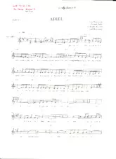 download the accordion score Adieu in PDF format