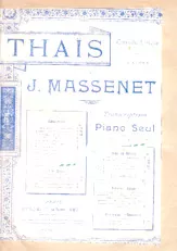 télécharger la partition d'accordéon Thais (Jules Massenet) au format PDF