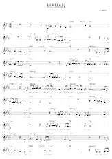 download the accordion score MAMAN in PDF format