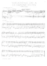 download the accordion score Variations on a Ukrainian Theme (Variations sur un thème Ukrainien) (Schöne Minka) in PDF format