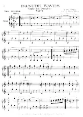 descargar la partitura para acordeón Danube Waves  en formato PDF