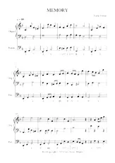 descargar la partitura para acordeón MEMORY Orgel en formato PDF