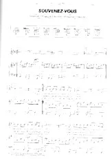 descargar la partitura para acordeón Souvenez-vous en formato PDF