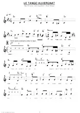 download the accordion score LE TANGO AUVERGNAT in PDF format