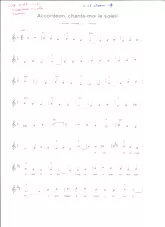 descargar la partitura para acordeón Accordéon chante moi le soleil en formato PDF