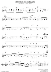 download the accordion score AMOUREUX FOU DU BOLÉRO in PDF format