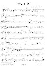 scarica la spartito per fisarmonica Style 25 in formato PDF